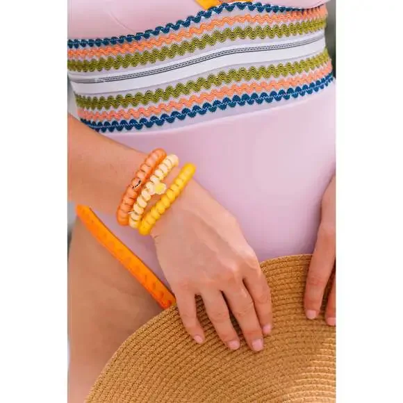 Spiral Hair Coils | Large | Summer Solstice Hair Ties - Picture 4 of 6